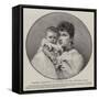 Princess Ferdinand of Bulgaria and Her First-Born Child-null-Framed Stretched Canvas