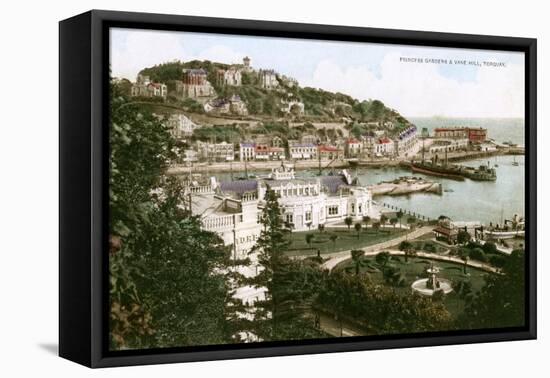 Princess Gardens and Vane Hill, Torquay, Devon, Early 20th Century-Ern Bishop-Framed Stretched Canvas