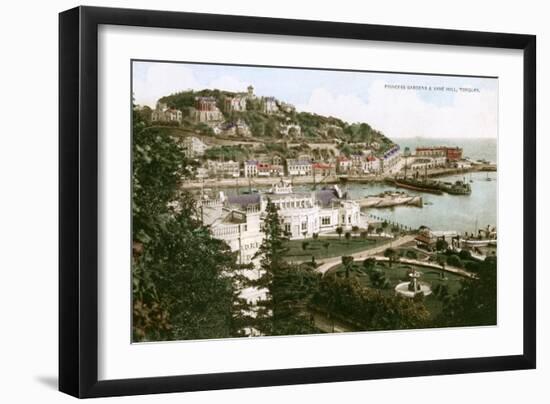 Princess Gardens and Vane Hill, Torquay, Devon, Early 20th Century-Ern Bishop-Framed Giclee Print