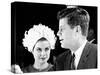 Princess Grace of Monaco and President John F Kennedy-null-Stretched Canvas