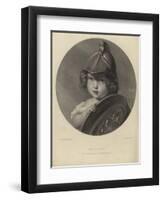 Princess Helena as the Amazon-Franz Xaver Winterhalter-Framed Giclee Print