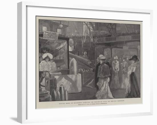 Princess Henry of Battenberg Inspecting the Portsmouth Naval and Military Exhibition-Fred T. Jane-Framed Giclee Print