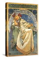 Princess Hyacinth-Alphonse Mucha-Stretched Canvas