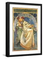 Princess Hyacinth-Alphonse Mucha-Framed Art Print