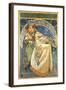 Princess Hyacinth-Alphonse Mucha-Framed Art Print