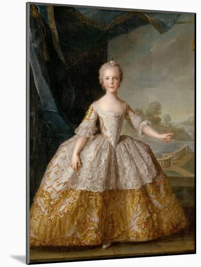 Princess Isabella of Parma (1741-176) as Child-Jean-Marc Nattier-Mounted Giclee Print