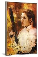 Princess Leia - Signature-null-Framed Poster