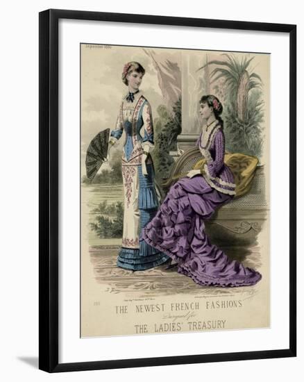 Princess Lind Dress 1880-E Thirion-Framed Art Print