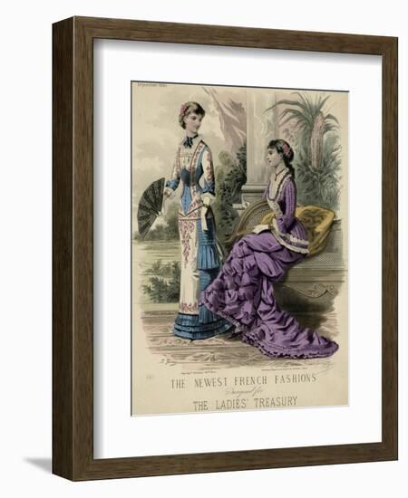 Princess Lind Dress 1880-E Thirion-Framed Art Print