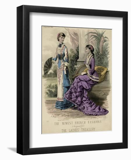 Princess Lind Dress 1880-E Thirion-Framed Art Print