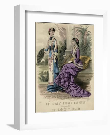 Princess Lind Dress 1880-E Thirion-Framed Art Print