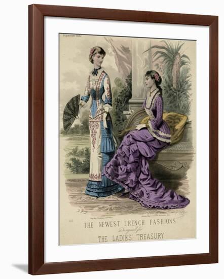 Princess Lind Dress 1880-E Thirion-Framed Art Print