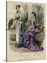 Princess Lind Dress 1880-E Thirion-Stretched Canvas