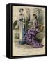 Princess Lind Dress 1880-E Thirion-Framed Stretched Canvas