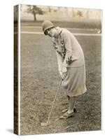 Princess Lokowitz Social Reformer and Enthusiastic Golfer Enjoys a Round-null-Stretched Canvas