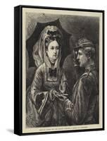 Princess Louise and the Queen's Prizeman, a Sketch at Wimbledon-Francis S. Walker-Framed Stretched Canvas