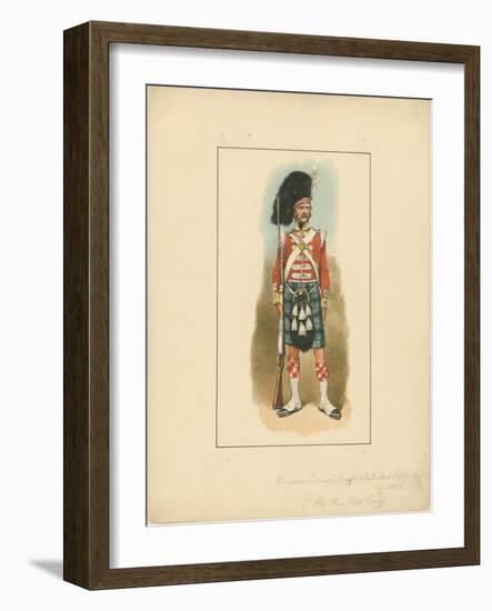 Princess Louise's Argyll and Sutherland Highlanders of 1855, 1910-Richard Caton Woodville II-Framed Giclee Print