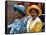 Princess Margaret and the Queen Mother Ride in an Open Carriage During the Trooping of the Colour-null-Framed Stretched Canvas