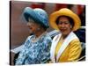 Princess Margaret and the Queen Mother Ride in an Open Carriage During the Trooping of the Colour-null-Stretched Canvas