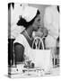 Princess Margaret at Luncheon During Her East Africa Tour in 1956-null-Stretched Canvas