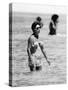 Princess Margaret on Holiday in Mustique Roddy Llewellyn is Staying on the Same Island-null-Stretched Canvas
