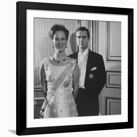 Princess Margrethe II and Her Husband Prince Henrik-Carlo Bavagnoli-Framed Premium Photographic Print