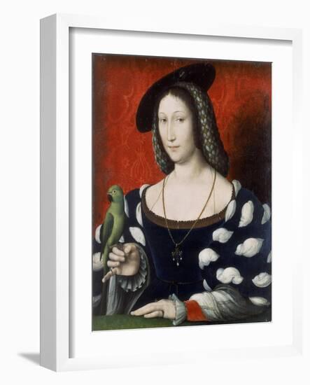 Princess Marguerite of Angouleme, C.1530-Jean Clouet-Framed Giclee Print