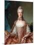 Princess Marie Adélaïde of France (1732-180)-Jean-Marc Nattier-Mounted Giclee Print