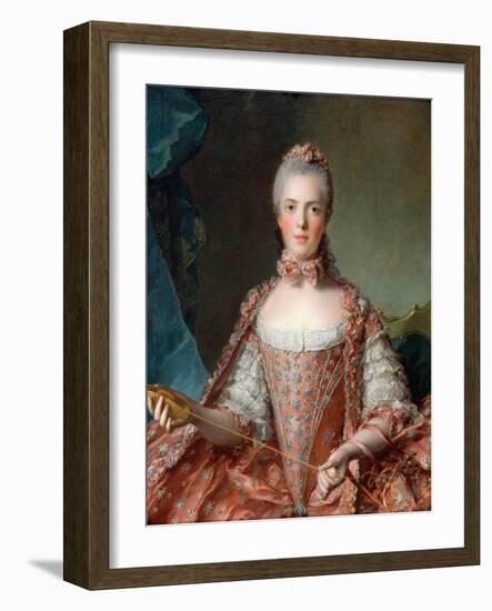 Princess Marie Adélaïde of France (1732-180)-Jean-Marc Nattier-Framed Giclee Print