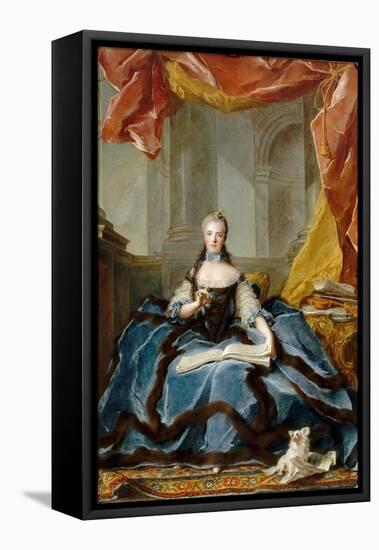 Princess Marie Adélaïde of France (1732-180)-Jean-Marc Nattier-Framed Stretched Canvas