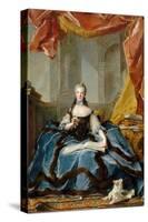 Princess Marie Adélaïde of France (1732-180)-Jean-Marc Nattier-Stretched Canvas