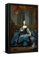 Princess Marie Adélaïde of France (1732-180)-Jean-Marc Nattier-Framed Stretched Canvas