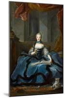 Princess Marie Adélaïde of France (1732-180)-Jean-Marc Nattier-Mounted Giclee Print