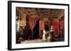 Princess Marie D?Orléans (1813-183), Duchess of Württemberg, in Her Atelier-Prosper Lafaye-Framed Giclee Print