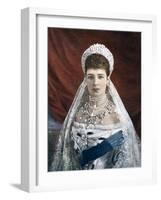 Princess Marie Sophie Frederikke Dagmar, Dowager Empress of Russia, Late 19th-Early 20th Century-null-Framed Giclee Print