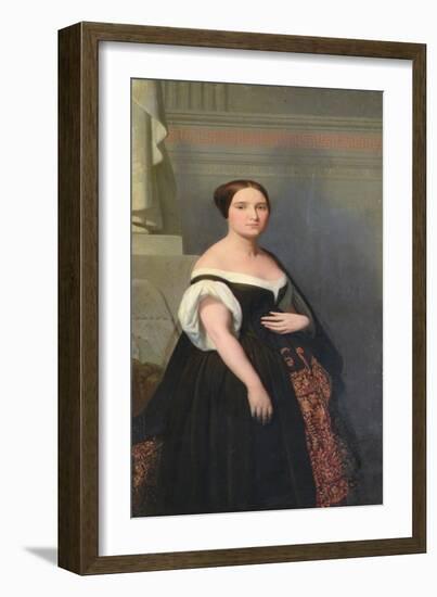 Princess Mathilde (1820-1904) (Oil on Canvas)-Ary Scheffer-Framed Giclee Print