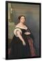 Princess Mathilde (1820-1904) (Oil on Canvas)-Ary Scheffer-Framed Giclee Print