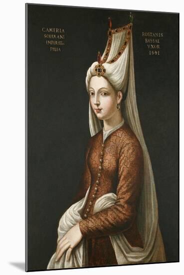 Princess Mihrimah Sultan (1522-1578), Daughter of the Emperor Suleiman I-null-Mounted Giclee Print