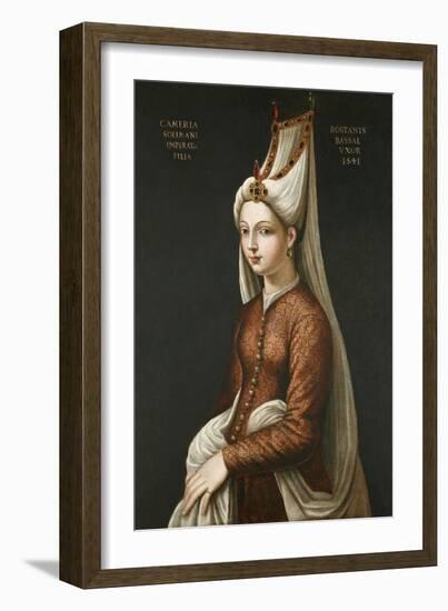 Princess Mihrimah Sultan (1522-1578), Daughter of the Emperor Suleiman I-null-Framed Giclee Print