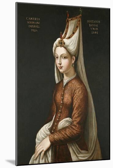 Princess Mihrimah Sultan (1522-1578), Daughter of the Emperor Suleiman I-null-Mounted Giclee Print