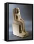Princess Nefret-Jabet, Daughter of Cheops, Limestone Statue, from Mastaba of Nefret-Jabet at Giza-null-Framed Stretched Canvas