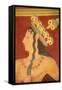 Princess of Lilies Fresco-Bruno Morandi-Framed Stretched Canvas