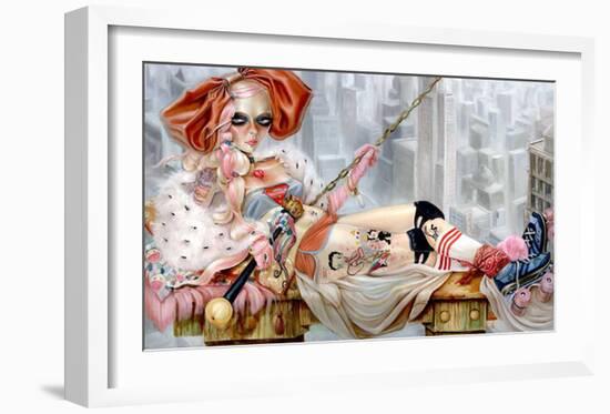 Princess of Pop-Leslie Ditto-Framed Art Print