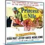 Princess of the Nile, from Left: Debra Paget, Jeffrey Hunter, 1954-null-Mounted Art Print