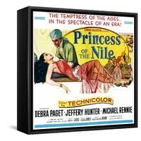 Princess of the Nile, from Left: Debra Paget, Jeffrey Hunter, 1954-null-Framed Stretched Canvas