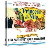Princess of the Nile, from Left: Debra Paget, Jeffrey Hunter, 1954-null-Stretched Canvas