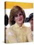 Princess of Wales at St Johns Ambulance Regional Centre at Alice Springs Australia Princess Diana-null-Stretched Canvas