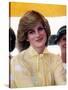 Princess of Wales at St Johns Ambulance Regional Centre at Alice Springs Australia Princess Diana-null-Stretched Canvas