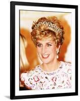 Princess of Wales in Korea Princess Diana November 1992-null-Framed Photographic Print