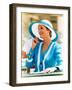 Princess of Wales on Her 1992 Tour of Egypt May 1992-null-Framed Photographic Print